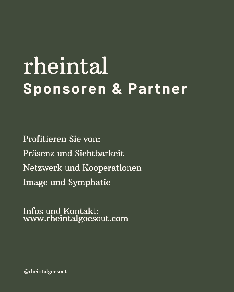 @rheintalgoesout: Sponsoren und Partner&nbsp;gesucht!