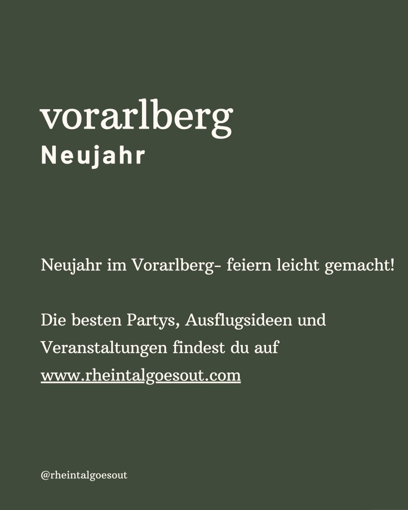 Content Sylvester Vorarlberg 2025