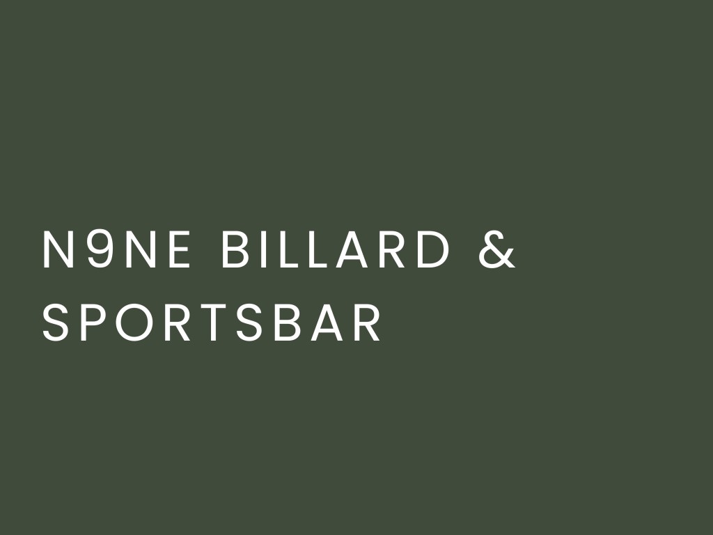 n9ne Billard und Sportsbar – mit Verlosung an die&nbsp;Silvesterparty!