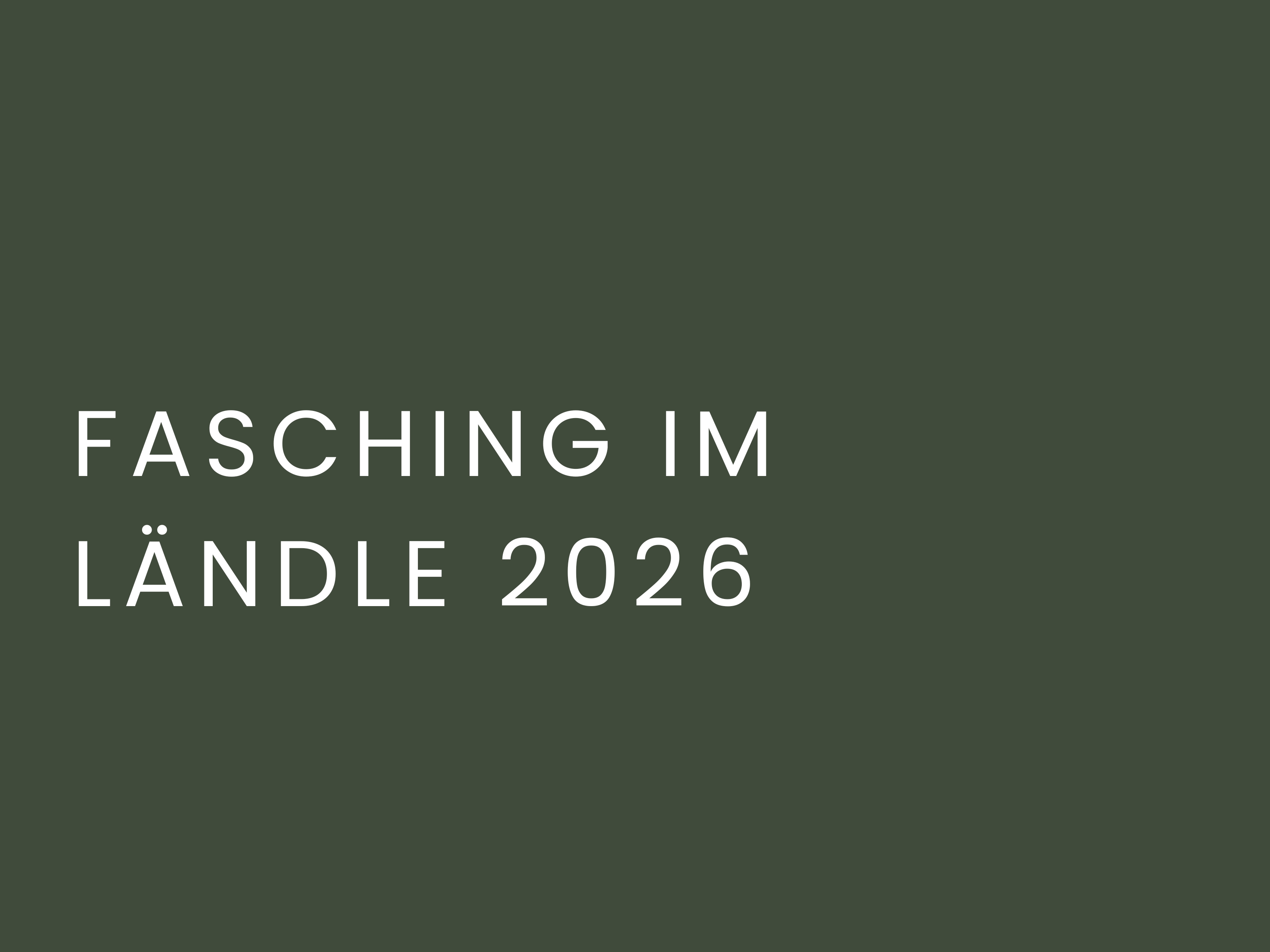 Fasching im Ländle 2026 rheintalgoesout