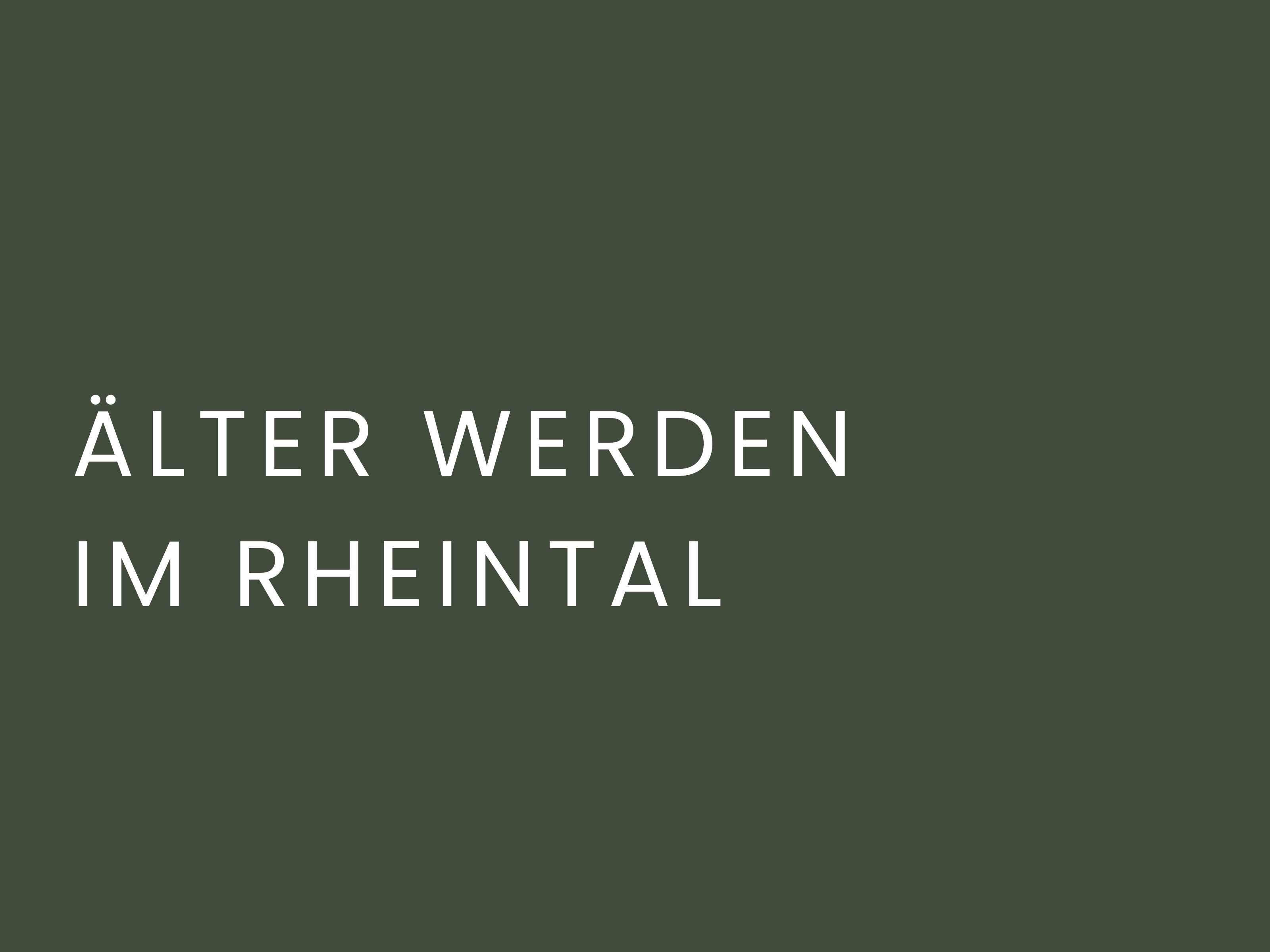 älter werden im Rheintal